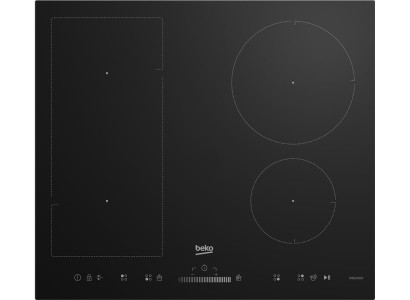 Варильна поверхня Beko індукційна, 60см, розширена зона, чорний