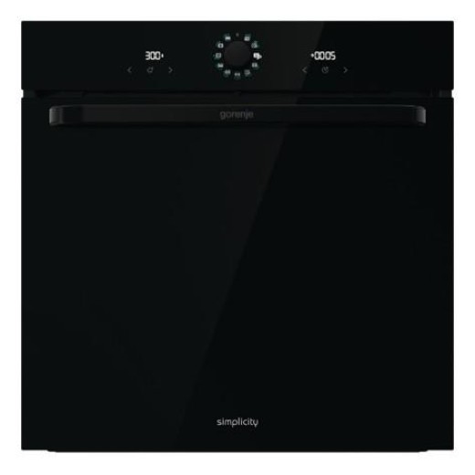 Духова шафа Gorenje електрична, 77л, A, пара, дисплей, макс.темпер.-300,  чорний