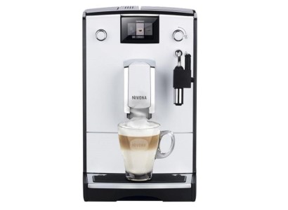 Кавомашина Nivona CafeRomatica, 2.2л, зерно+мелена, ручний капуч, авторецептів -5, сіро-чорний