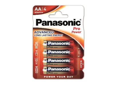 Батарейка Panasonic PRO POWER лужна AA блістер, 4 шт.