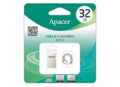 Накопичувач Apacer  32GB USB 2.0 Type-A AH111 Crystal