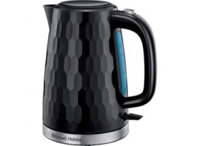 Електрочайник Russell Hobbs Honeycomb 1.7л, пластик, чорний