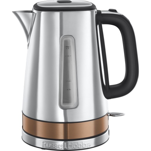 Електрочайник Russell Hobbs Luna 1.7л, метал, сріблясто-бронзовий