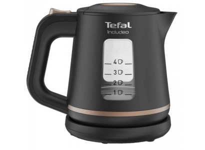 Електрочайник Tefal Includeo 1л, пластик, чорний