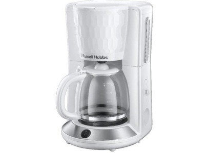 Кавоварка Russell Hobbs крапельна Honeycomb 1.25л, мелена, білий