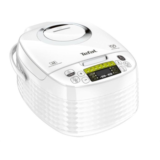 Мультиварка Tefal Spherical, 750Вт, чаша-5л, електронне керув., пластик, білий