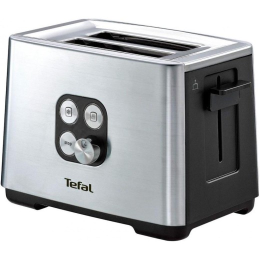 Тостер Tefal Cube 900Вт, метал/пластик, чорний