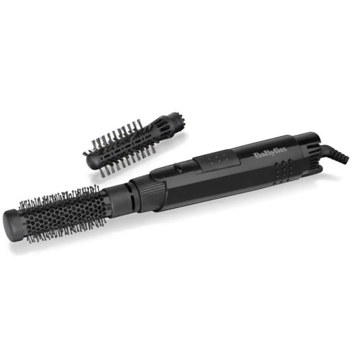 Фен-щітка Babyliss, 300Вт, 2 режими, хол. обдув, 2 насадки, чорний