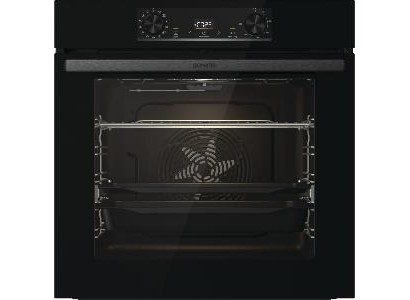 Духова шафа Gorenje електрична, 77л, A+, пара, дисплей, чорний