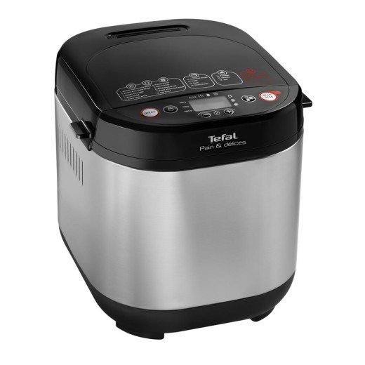 Хлібопічка Tefal PainEtDelice 720Вт, програм-1, макс.вага -1кг, форма-прямокутник, метал, чорний