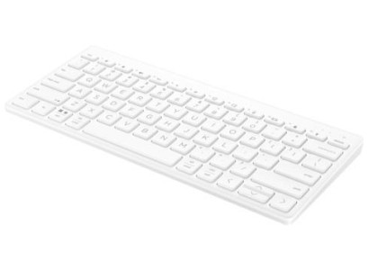 Клавіатура мембранна HP 350 Compact Multi-Device, 78key, BT, EN/UK, білий