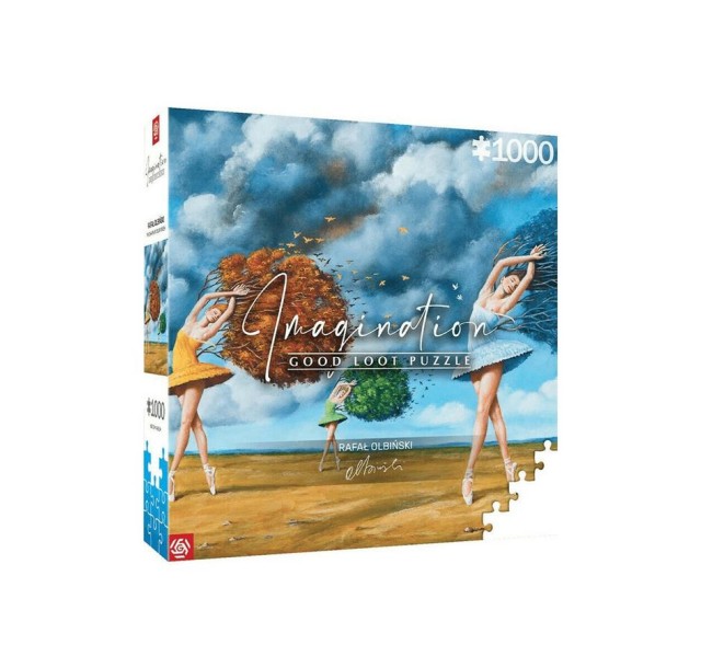 Пазл Imagination: Rafal Olbinski The Shape of Color Green Puzzles 1000 ел.