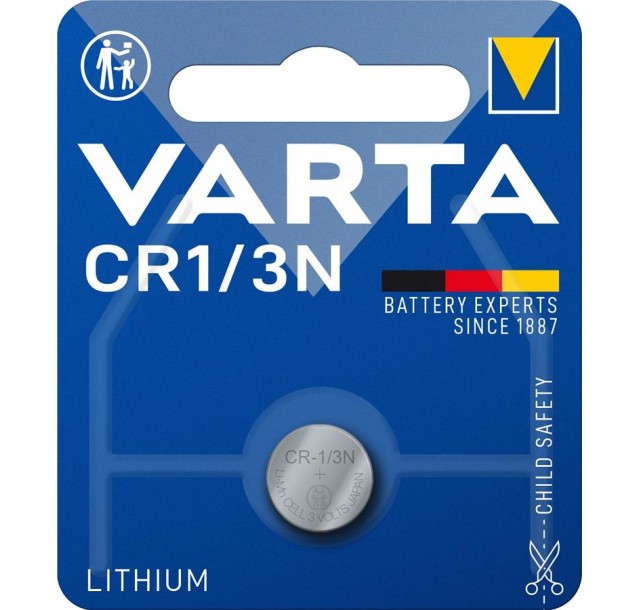 Батарейка Varta літієва  CR1/3 N  блістер, 1 шт