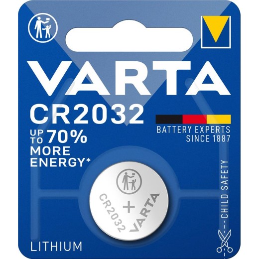 Батарейка Varta літієва CR2032  блістер, 1 шт