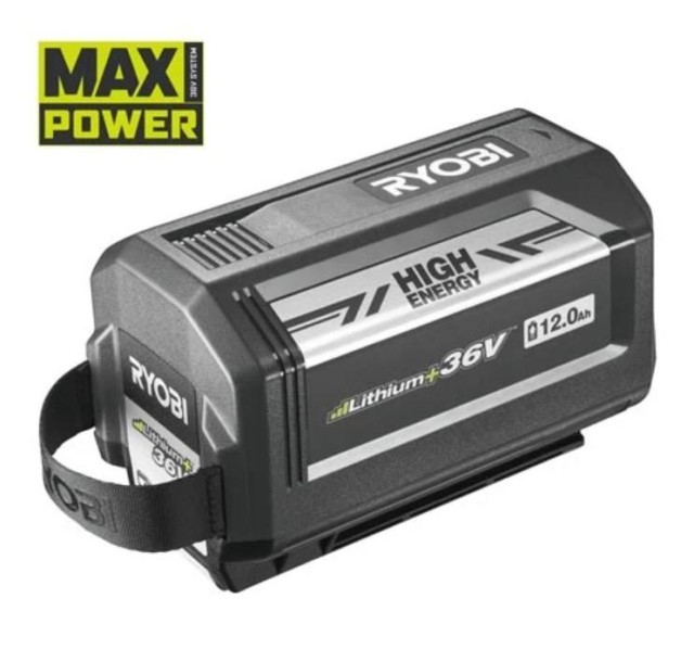 Акумулятор Ryobi RY36B12A MAX POWER, 36В, 12А•год, 2.9кг