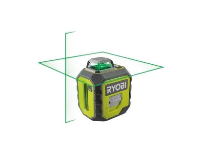 Нівелір лазерний Ryobi RB360GLL, до 25м, 360°, зелений промінь