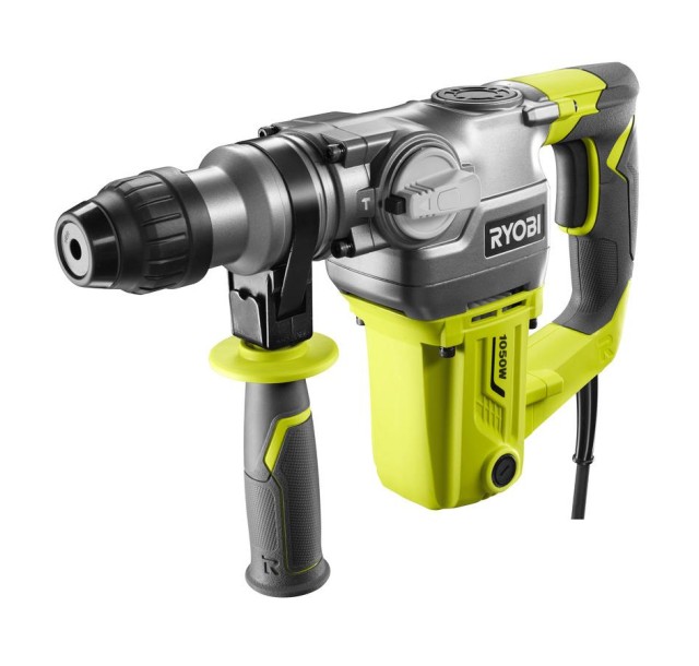 Перфоратор Ryobi RSDS1050-K, SDS-plus, 1050Вт, 3.6Дж, 3 режими, 7кг