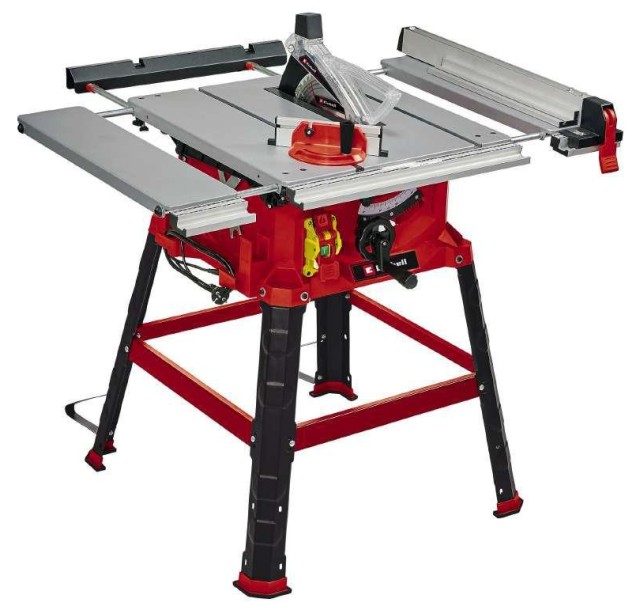 Пила дискова Einhell TC-TS 2225 U, 2200Вт, 254х30мм, 4250об/хв, висота 870мм, висота різу до 80мм, плавний пуск, 17.5кг