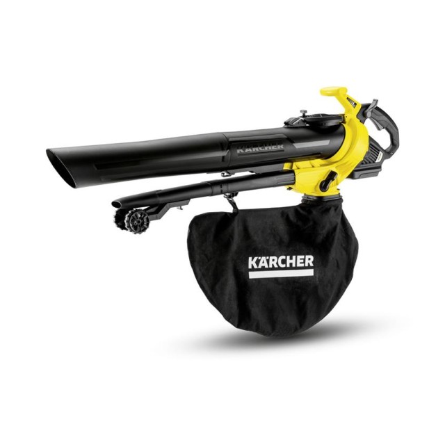 Повітродув-пилосос садовий акумуляторний Karcher BLV 36-240 Battery, 36В, 240км/год, мішок 45л, 4.6кг, без АКБ та ЗП