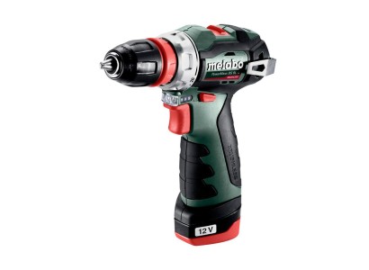 Шурупокрут-дриль акумуляторний Metabo PowerMaxx BS BL Q, 12В 2х2.0А•год, 20•38Нм, кейс, 0-400•0-1500об•хв, 0.8кг