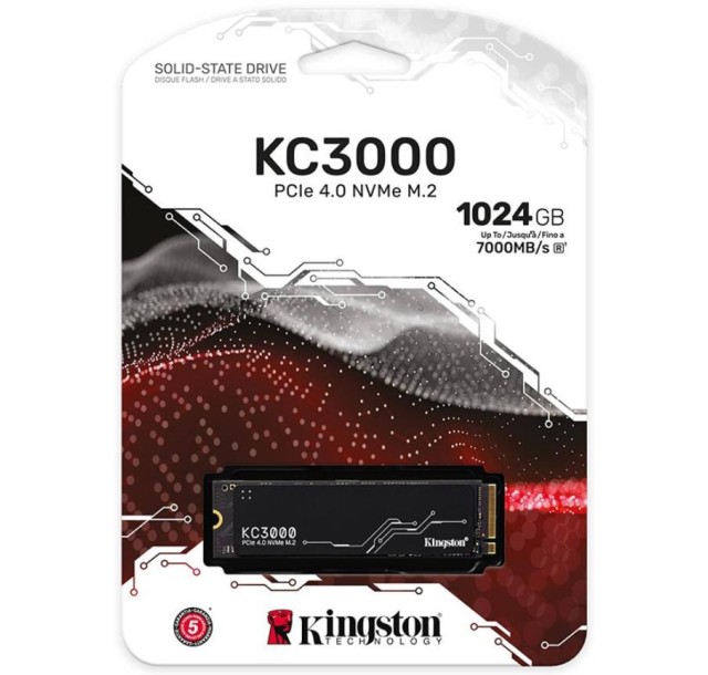 Накопичувач SSD Kingston M.2 1TB PCIe 4.0 KC3000