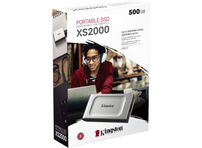 Портативний SSD Kingston  500GB USB 3.2 Gen 2x2 Type-C XS2000