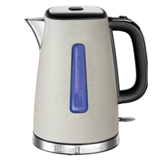 Електрочайник Russell Hobbs Luna Stone, 1.7л, метал, під камінь, бежевий