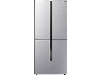 Холодильник SBS Gorenje, 182х64х80см, 4 двері, 265(129)л, А++, Інвертор , Зона св-ті, Внутр. Диспл, Нерж