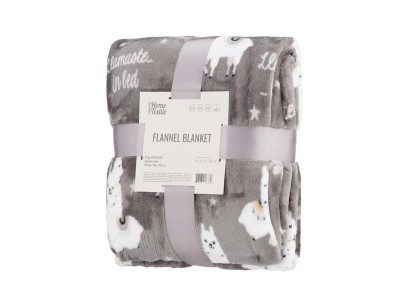 Плед Ardesto Flannel, 160х200см, 100% поліестер, лами