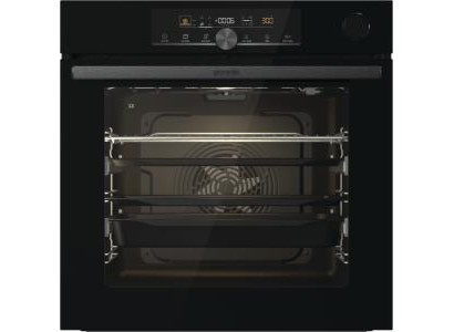 Духова шафа Gorenje електрична, 77л, A+, пара, дисплей, чорний