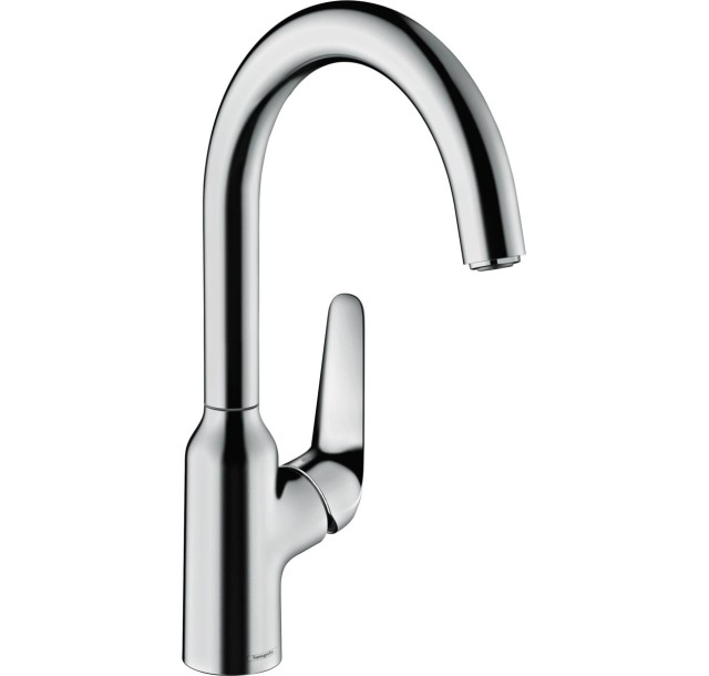 Змішувач для кухні Hansgrohe Focus M42, довж.виливу - 204мм, поворотний, 1важіль, KM220, хром