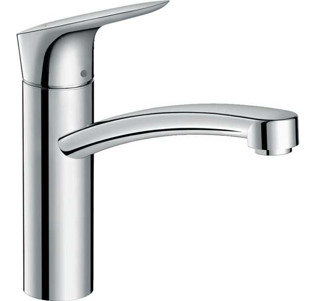 Змішувач для кухні Hansgrohe Logis, довж.виливу - 220мм, поворотний, 1важіль, KM160, хром