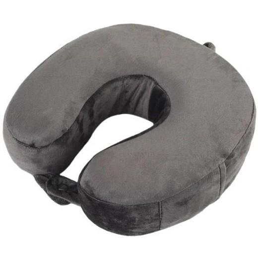 Подушка флісова, Wenger, Memory Foam Travel Neck Pillow, сірий