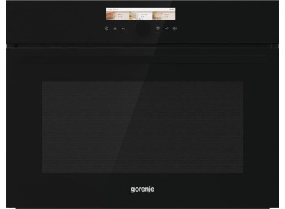 Духова шафа Gorenje електрична компактна, 50л, A+, дисплей, ф-ція мікрохвиль, чорний