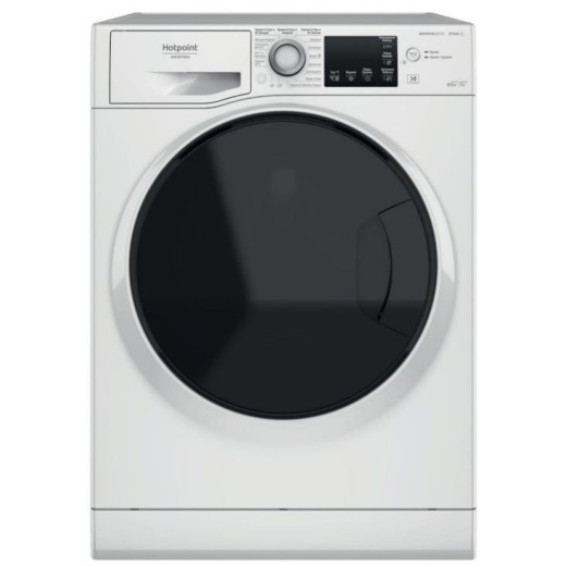 Прально-сушильна машина Hotpoint фронтальна, 10.5(7)кг, 1600, A, 60см, дисплей, пара, інвертор, білий