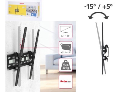 Кріплення ТВ фіксоване Hama TV-WH, 32-65