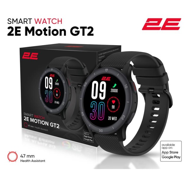 Смарт-годинник 2E Motion GT2 47мм, 1.32