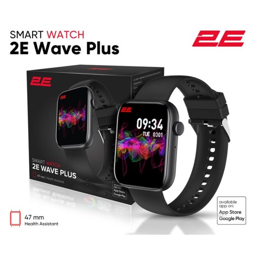 Смарт-годинник 2E Wave Plus 47мм, 1.8