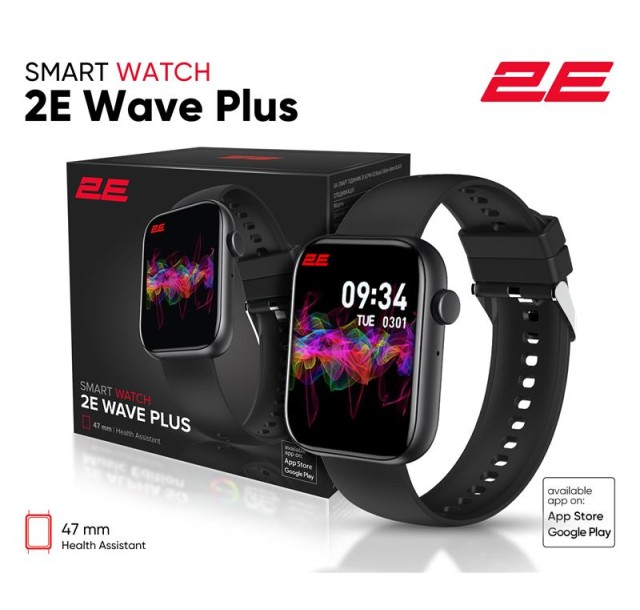 Смарт-годинник 2E Wave Plus 47мм, 1.8