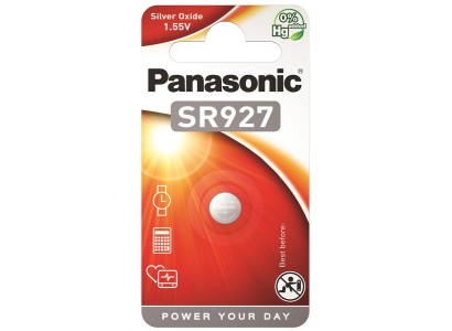 Батарейка Panasonic срібло-цинкова SR927(395, V395, D395) блістер, 1 шт.