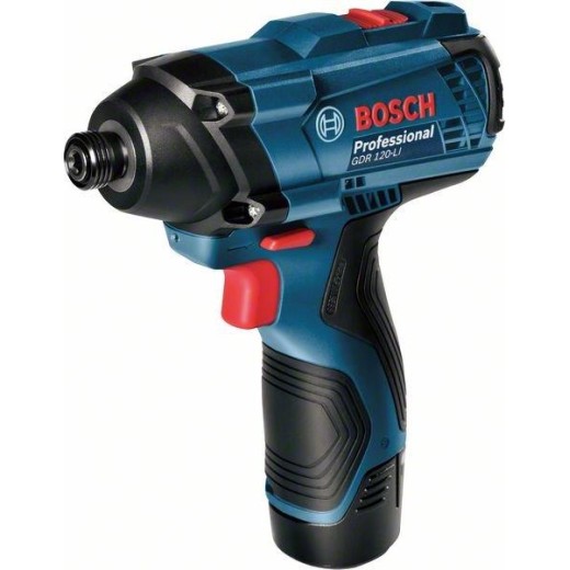 Дриль-гайковерт ударний акумуляторний Bosch GDR 120-LI, 12V, 1300/2600об•хв, 100Нм, М4-М12, 1.1кг, без АКБ та ЗП