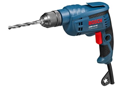 Дриль Bosch GBM 10 RE, 600Вт, ШЗП 1-10мм, 2600об•хв, 1.7кг