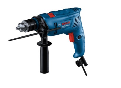 Дриль ударний Bosch Professional GSB 600, 600Вт, ШЗП 1-10 мм, 3000 об/хв, 48000 уд/хв, 1.7кг