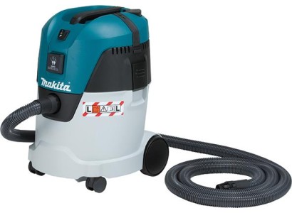 Пилосос професійний Makita VC2512L, 1000Вт, 210мБар, контейнер 25л, розетка 2600Вт, 7кг