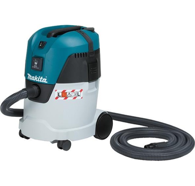 Пилосос професійний Makita VC2512L, 1000Вт, 210мБар, контейнер 25л, розетка 2600Вт, 7кг