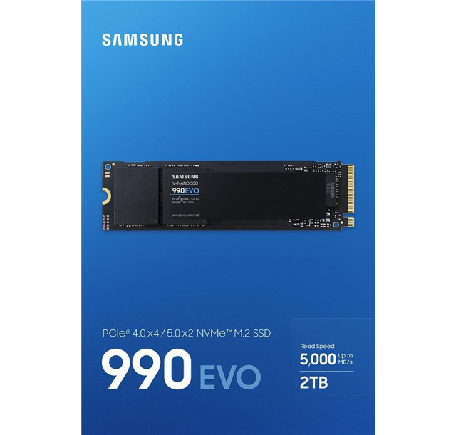 Накопичувач SSD Samsung M.2 2TB PCIe 4.0 990EVO