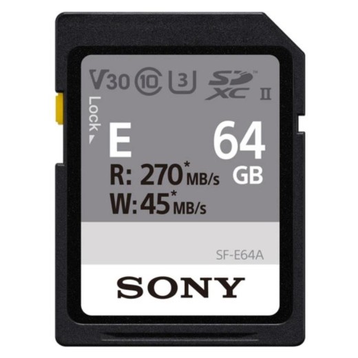 Карта пам'яті Sony SDXC  64GB C10 UHS-II U3 V30 R270/W45MB/s Entry