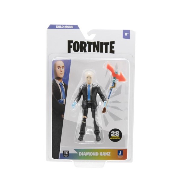 Колекційна фігурка Fortnite Solo Mode Diamond Hanz, 10см