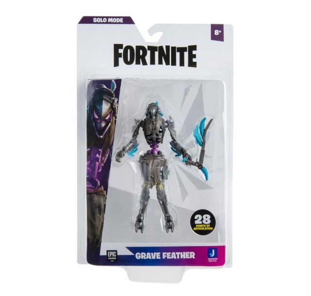 Колекційна фігурка Fortnite Solo Mode Grave Feather, 10см