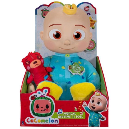 М’яка іграшка CoComelon Roto Plush Джей Джей час сну, зі звуком